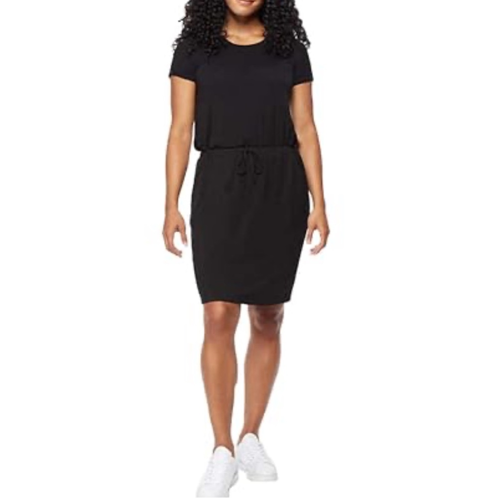 32 Degrees Black T-Shirt Dress Large